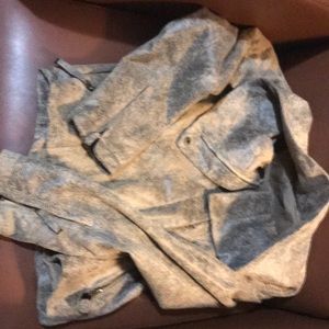 Micro fiberleather look jacket